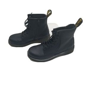 Dr. Martens Airwair Size 4 Kids1460J Combat Punk - Black Bouncing Soles